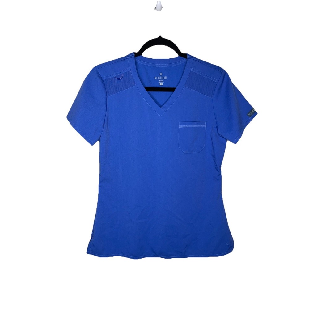 Med Couture Women's Scrubs One Pocket Top7448 Ceil Size Small‎